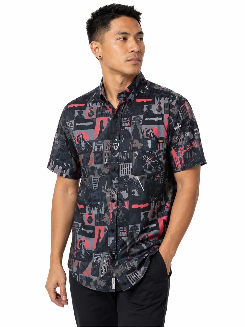 RSVLTS Star Wars Trilogy’s End KUNUFLEX Shirt Large Return of Jedi Button Up